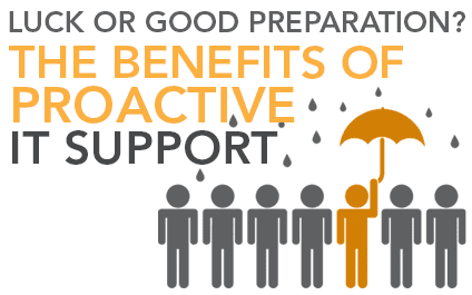 Luck or Good Preparation? The Benefits of Proactive IT Support